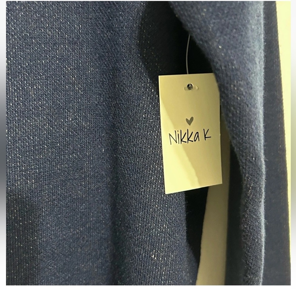 NEW Nikka K NAVY Dachshund Dog
Sweater Puppy Gold Collar STAR HIGH QUALITY SZ L - Picture 5 of 12